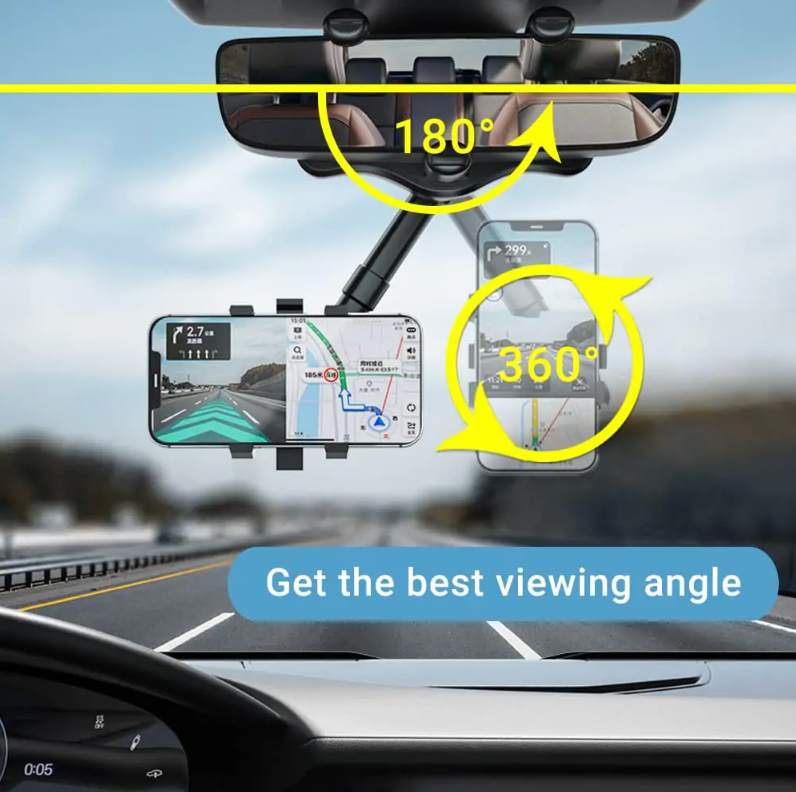 The 360° FlexiGrip Smartphone Car Mount - Your Road Guardian!