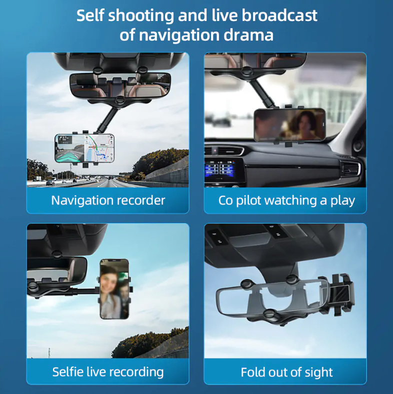 The 360° FlexiGrip Smartphone Car Mount - Your Road Guardian!